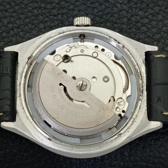 Vintage 1980 Citizen Automatic Mens Silver Watch W/daydate & Gold accents - Picture 9 of 9